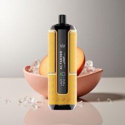 Al Fakher Crown Bar 15K Hypermax 15 000 užpūrimų DTL Mango Ledas Tipas-C