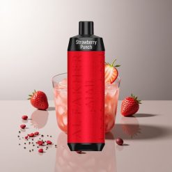 Al Fakher Crown Bar 8000 Braškų Smūgis 600mAh USB-C 18ml