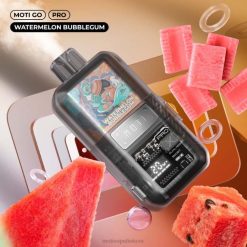 MOTI Elektronine Cigarete T06623 | MOTI Go Pro vienkartiniai garai (5%, 12000 išpūtimų) arbūzo burbuliukai