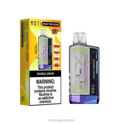 MOTI Elektronine Cigarete T06643 | MOTI Beast Pro vienkartiniai garai (5%, 10000 įkvėpimų) dviguba citrina