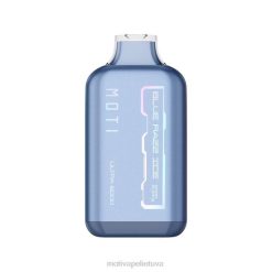 MOTI Vape Charging Lietuva T06627 | MOTI Ultra vienkartiniai garai (5%, 6000 įkvėpimų) mėlynas razz ledas