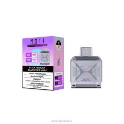 MOTI Vape Charging Lietuva T06697 | MOTI Go Pro vienkartinė dėžutė juodas perlas ledinis