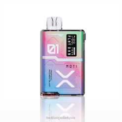 MOTI Vape Disposable T06654 | MOTI Play Bar 7500 vienkartinių garų (5%, 7500 įkvėpimų) atogrąžų vaivorykštės sprogimas