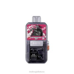MOTI Vape Disposable T06684 | MOTI Go Pro vienkartinė dėžutė+prietaisas braškių ledinis