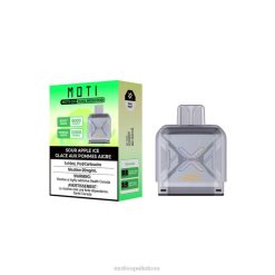 MOTI Vape Flavors T06688 | MOTI Go Pro vienkartinė dėžutė rūgštus obuolių ledas