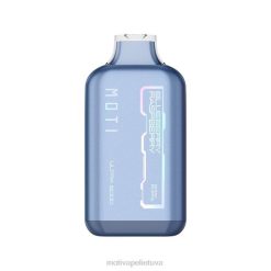 MOTI Vape Kit Lietuva T06629 | MOTI Ultra vienkartiniai garai (5%, 6000 įkvėpimų) mėlynių aviečių