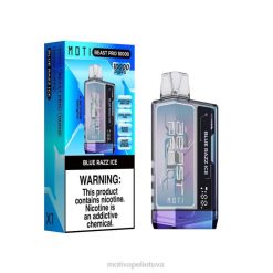 MOTI Vape Near Me T06640 | MOTI Beast Pro vienkartiniai garai (5%, 10000 įkvėpimų) mėlynas razz ledas