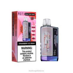 MOTI Vape Near Me T06650 | MOTI Beast Pro vienkartiniai garai (5%, 10000 įkvėpimų) braškiniai ledai ?