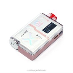 MOTI Vape Price T06656 | MOTI Play Bar 7500 vienkartinių garų (5%, 7500 įkvėpimų) rūgštus obuolinis persikas