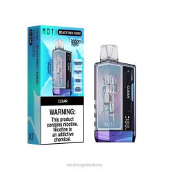 MOTI Vape Vilnius T06641 | MOTI Beast Pro vienkartiniai garai (5%, 10000 įkvėpimų) aišku