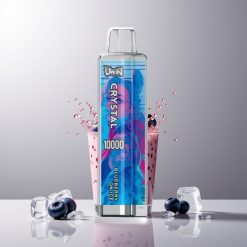 UWIN Crystal 10000 Pūkų Mėlynės su Ledu RGB Šviesos