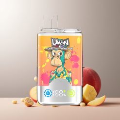 UWIN Crystal Twins 40000 Puffs Persikų Mango Ananasų Raudonasis Jautis