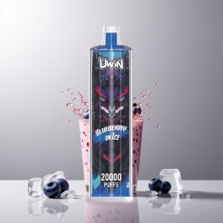 UWIN Shisha Hookah Crystal 20000Puffs Mėlynųjų Uogų Ant Ledo 22ml Mesh Coil Type-C