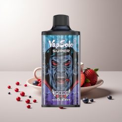 Vapsolo Super 15000 Pūkų 40ml Mišrios Uogos Type-C 850mAh