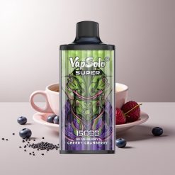 Vapsolo Super 15000 Pūsų Mėlynųjų Uogų Vyšnių Spanguolių 40ml 850mAh Type-C
