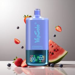 Vapsolo Triple 30000 Pūkų Braškės Arbūzas & Mėlynės Ledas 40ml 20mg/ml Type-C