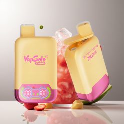 Vapsolo Twins 20000 Pūkų Arbūsu Ledas & Braškių Mango 40ml 2 Bakai Type-C