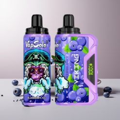 VapSolo VIKING 12000 Pustų Vienkartinis Vape Mėlynė (22ml, Type-C, LED)