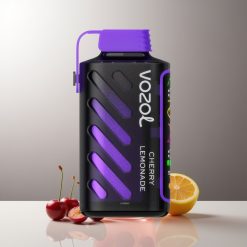 VOZOL Gear Power 20000 Pūkų Vyšnių Limonadas Dual Mesh Coil Full Screen Display 20mL